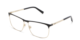 Shop EYE'M Wide Rectangle Eyeglasses in Black online.