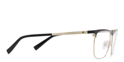 Shop EYE'M Wide Rectangle Eyeglasses in Black online.