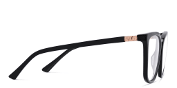 Shop EYE'M Square Eyeglasses in Black online.