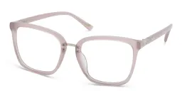 Shop EYE'M Square Eyeglasses in Nude online.