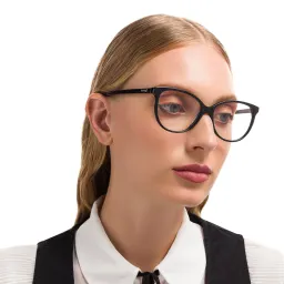 تسوق نظارة طبية بإطار كات آي EYE'M بلون أسود أونلاين.
