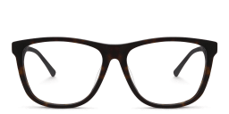 Shop EYE'M Wide Square Eyeglasses in Havana online.