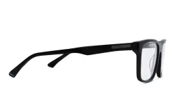 Shop EYE'M Rectangle Eyeglasses in Shiny Black online.