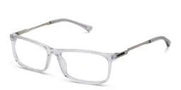 Shop EYE'M Wide Rectangle Eyeglasses in Clear online.