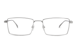 Shop EYE'M Rectangle Eyeglasses in Silver online.