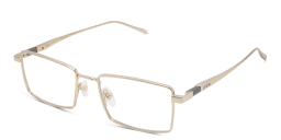 Shop EYE'M Rectangle Eyeglasses in Gold online.