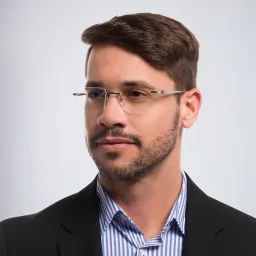 تسوق نظارة طبية مستطيلة بدون إطار EYE'M بلون Silver أونلاين.