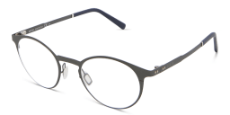 Shop EYE'M Round Eyeglasses in Gunmetal online.