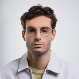 Shop EYE'M Round Eyeglasses in Gunmetal online.