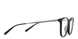Shop EYE'M Square Eyeglasses in Black online.