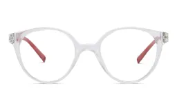 Shop EYE'M Kids Round Eyeglasses in Clear online.