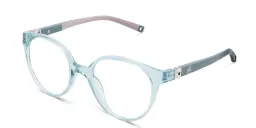 Shop EYE'M Kids Round Eyeglasses in Blue online.
