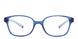 Shop EYE'M Kids Rectangle Eyeglasses in Blue online.