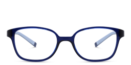 Shop EYE'M Kids Rectangle Eyeglasses in Dark Blue online.