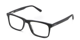 Shop EYE'M Kids Rectangle Eyeglasses in Black online.
