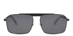 Shop EYE'M Rectangle Sunglasses in Black online.