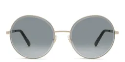 Shop EYE'M Round Sunglasses in Gold online.