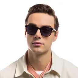 Shop EYE'M Square Sunglasses in Havana online.