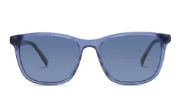 Shop EYE'M Square Sunglasses in Blue online.