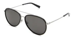 Shop EYE'M Unisex Aviator Sunglasses in Black online.