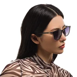تسوق نظارة شمسية مربعة EYE'M بلون أسود أونلاين.