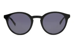 Shop EYE'M Round Sunglasses in Black online.