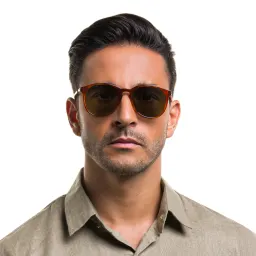 Shop EYE'M Aviator Sunglasses in Havana online.