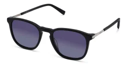 Shop EYE'M Square Sunglasses in Black online.