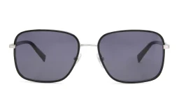 Shop EYE'M Square Sunglasses in Black online.