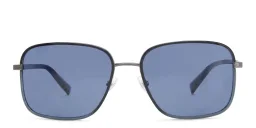 Shop EYE'M Square Sunglasses in Gunmetal online.