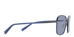 Shop EYE'M Square Sunglasses in Gunmetal online.