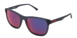 Shop EYE'M Square Sunglasses in Blue online.