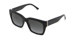 تسوق نظارة شمسية مربعة EYE'M بلون Black أونلاين.