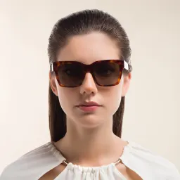 تسوق نظارة شمسية مربعة EYE'M بلون مموه أونلاين.