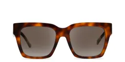 Shop EYE'M Square Sunglasses in Havana online.