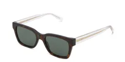 Shop EYE'M Square Sunglasses in Havana online.