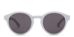 Shop EYE'M Disney Princesses Kids Round Sunglasses in Light Blue online.