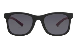 Shop EYE'M Kids Square Sunglasses in Black online.