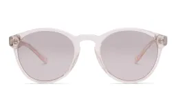 Shop EYE'M Kids Round Sunglasses in Nude online.