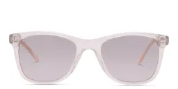 Shop EYE'M Kids Square Sunglasses in Nude online.
