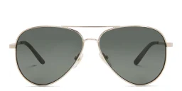 Shop EYE'M Kids Aviator Sunglasses in Gold online.