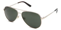 Shop EYE'M Kids Aviator Sunglasses in Gold online.