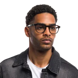 Shop EYE'M Square Eyeglasses in Havana online.