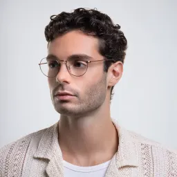 Shop Ray-Ban Jack Unisex Irregular Eyeglasses in Copper online.