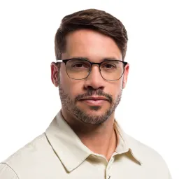 Shop Emporio Armani Oval Eyeglasses in Matte Black online.