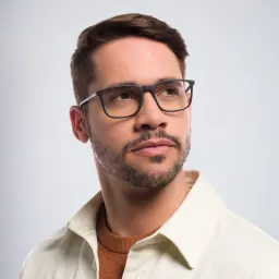 Shop Emporio Armani Square Eyeglasses in Matte Black online.