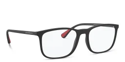 تسوق نظارة طبية بإطار مستطيل للجنسين امبوريو أرماني بلون Matte Black أونلاين.