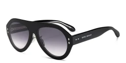 Shop ISABEL MARANT Pilot Sunglasses in Dark Grey Shaded online.