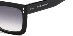 Shop ISABEL MARANT Square Sunglasses in Black online.