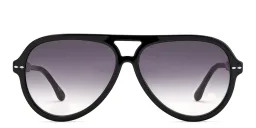 Shop ISABEL MARANT Pilot Sunglasses in Black online.